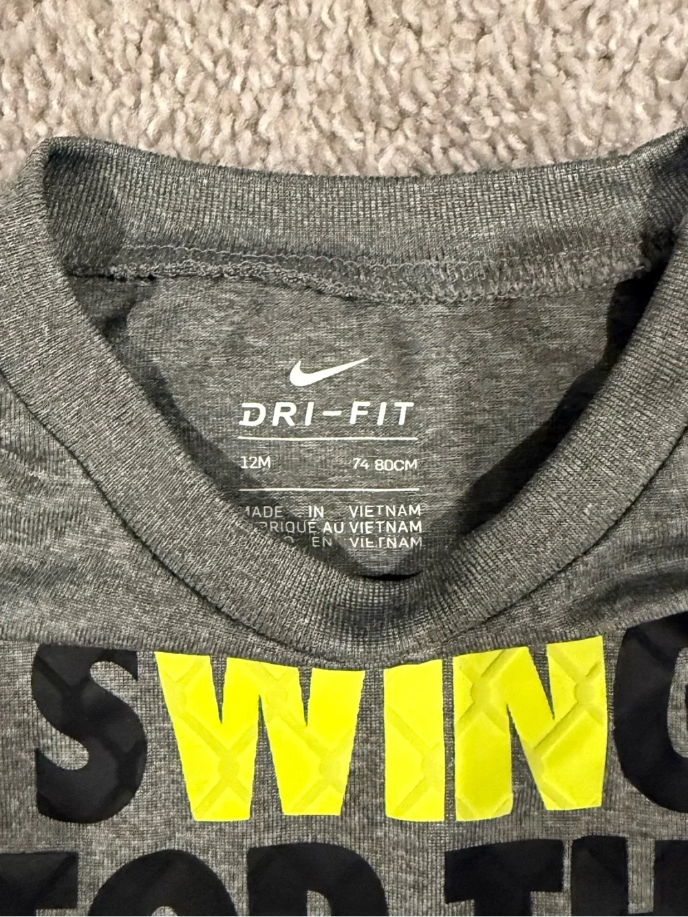 Nike Baby Boy 12M Athletic Clothes Lot 6 Piece Shirts Shorts